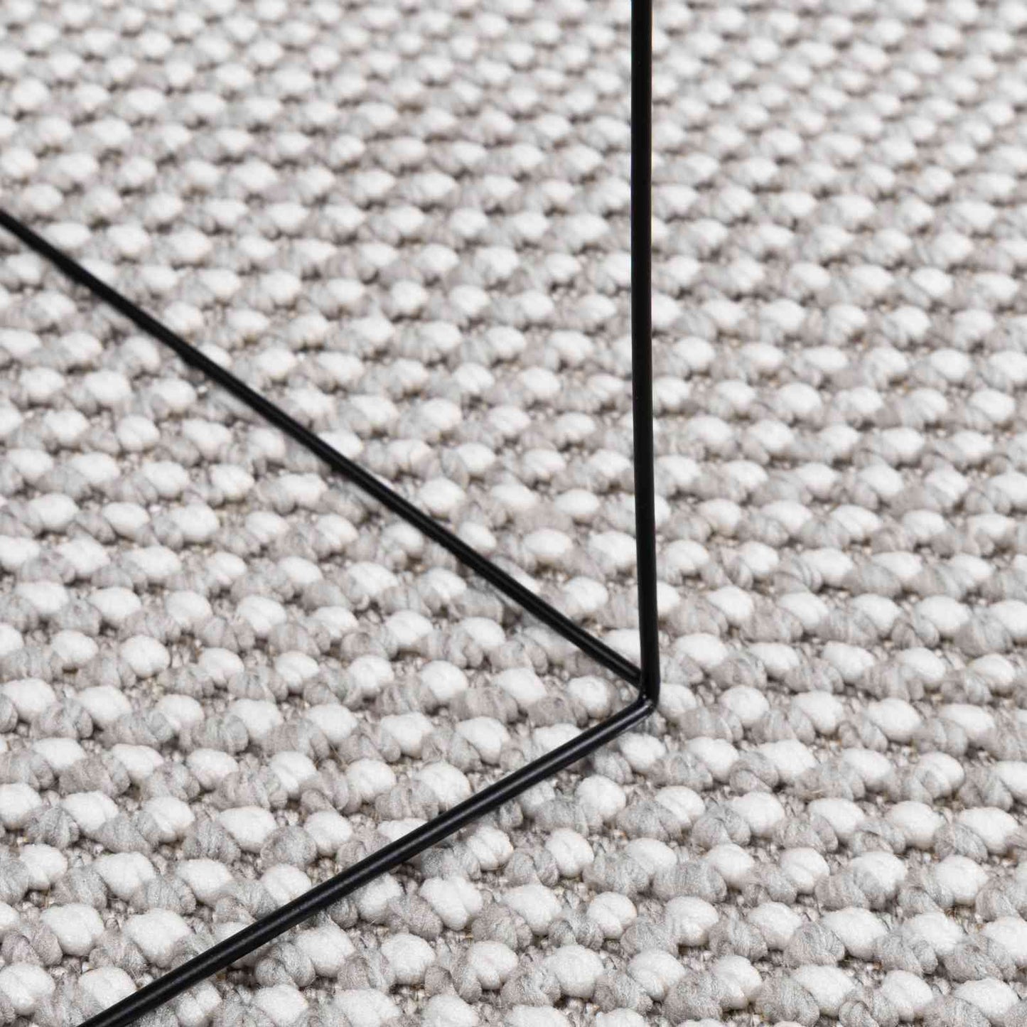 Covoare de zonă Rotund LUGO Crem și Gri Ø 200 CM Poliester