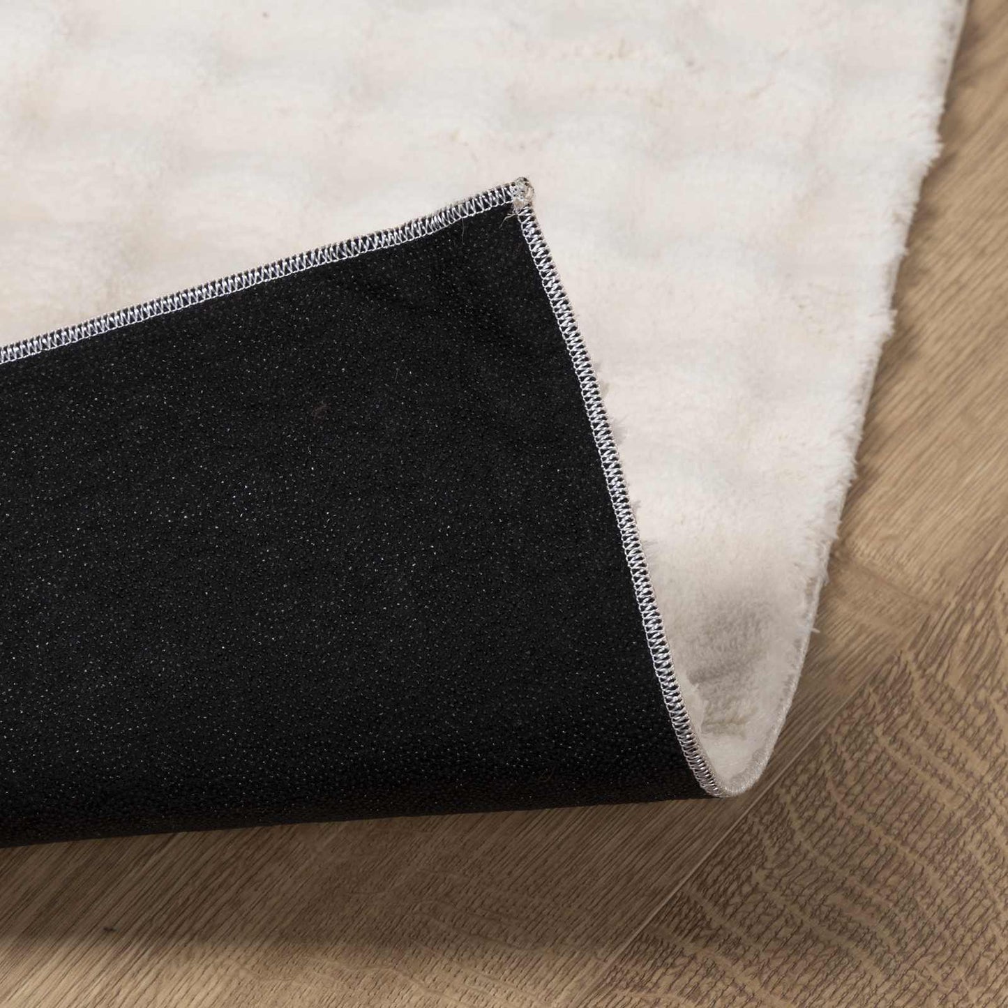 Covoare de zonă Pătrat HUARTE Bej 120 x 120 cm Poliester