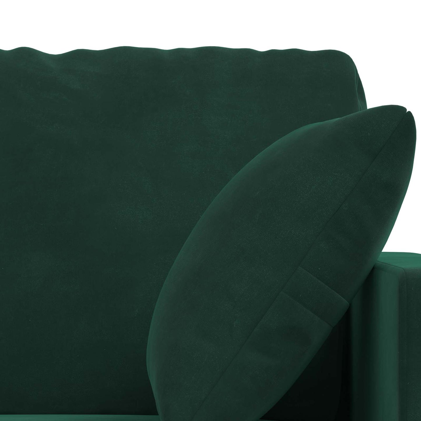 Canapea 2 pcs Verde închis 198 x 78 x 80 cm Catifea
