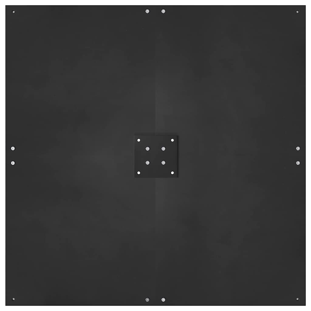 Bază pentru umbrelă Negru 100 x 100 x 4 cm Oțel