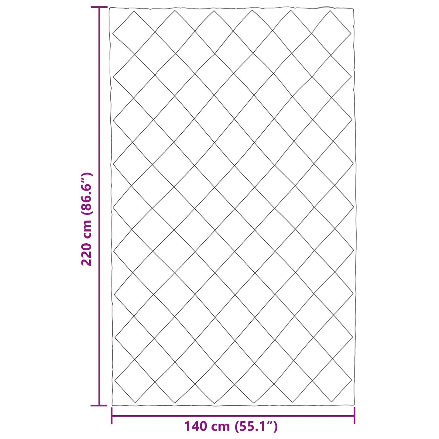 Duvet complet pe tot parcursul anului Verde 140 x 220 cm