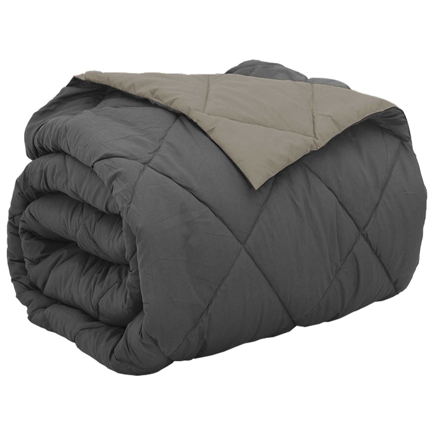 Duvet complet pe tot parcursul anului Gri deschis și antracit
