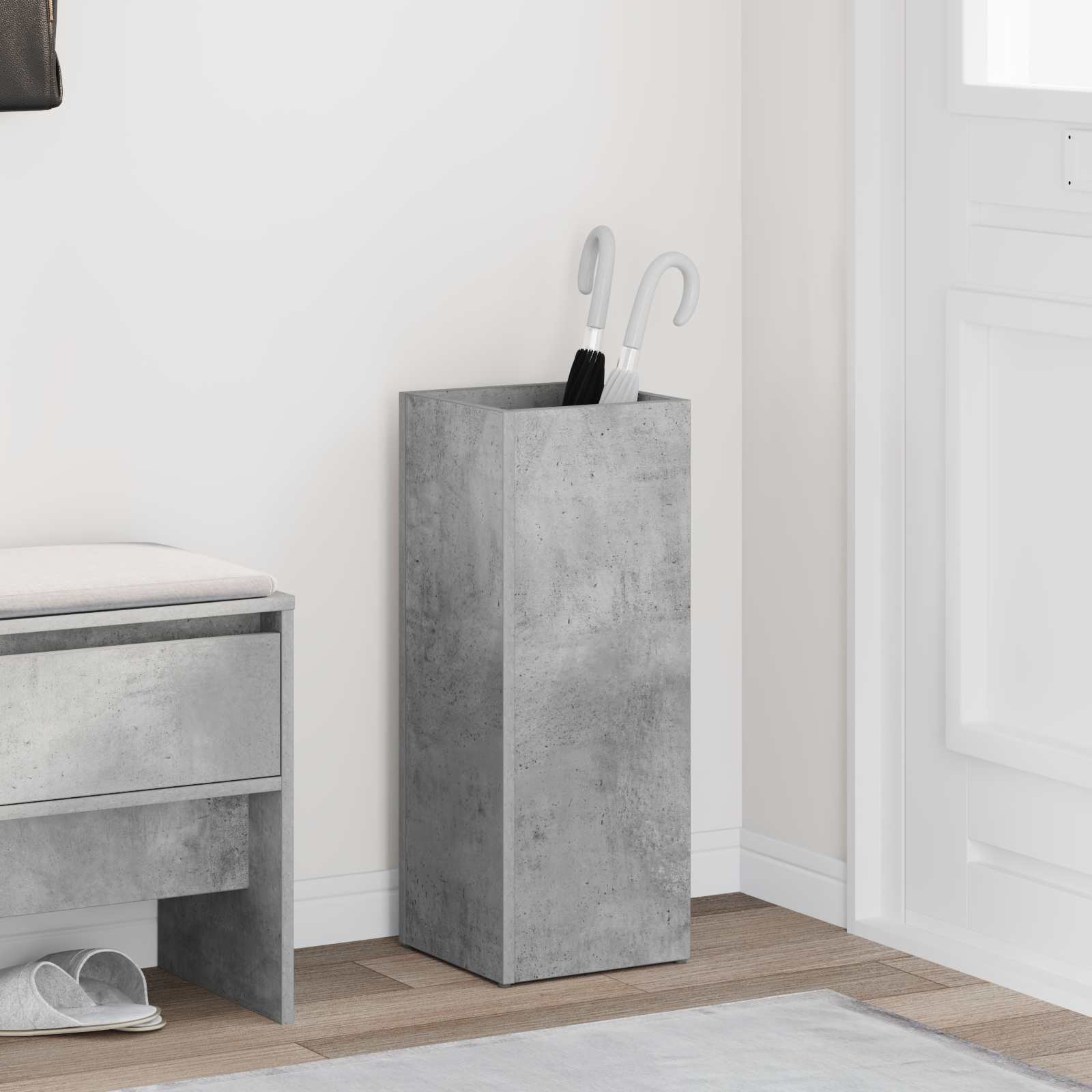 Suport pentru umbrele Gri din beton 25 x 24,5 x 64 cm