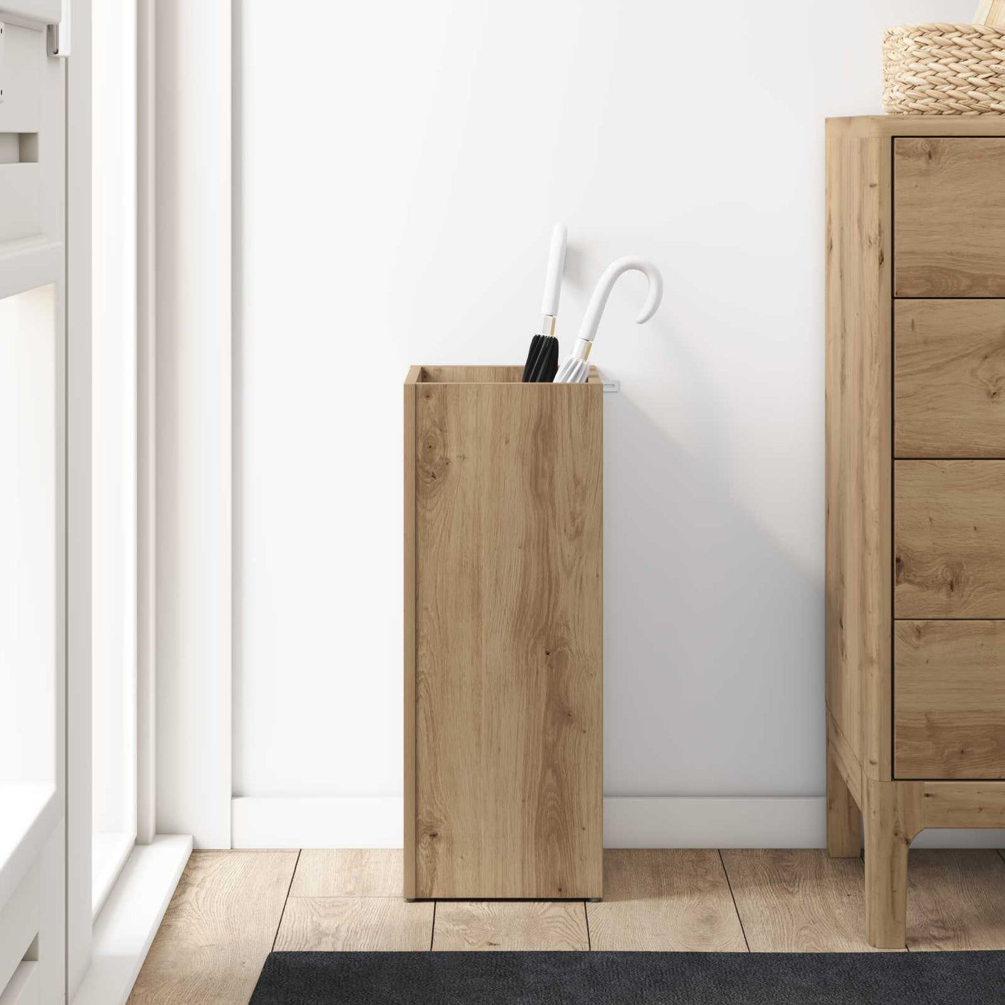 Suport pentru umbrele Stejar Artizanal 25 x 24,5 x 64 cm