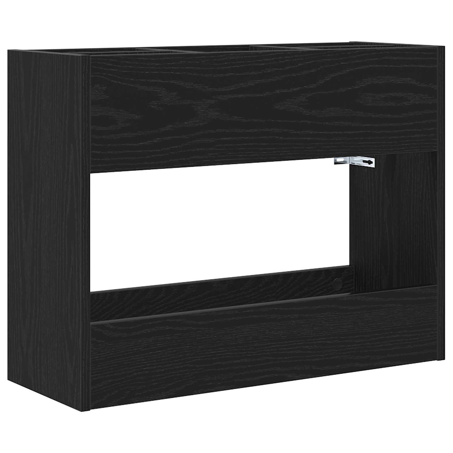 Suport pentru umbrele Stejar Negru 65 x 24 x 50 cm