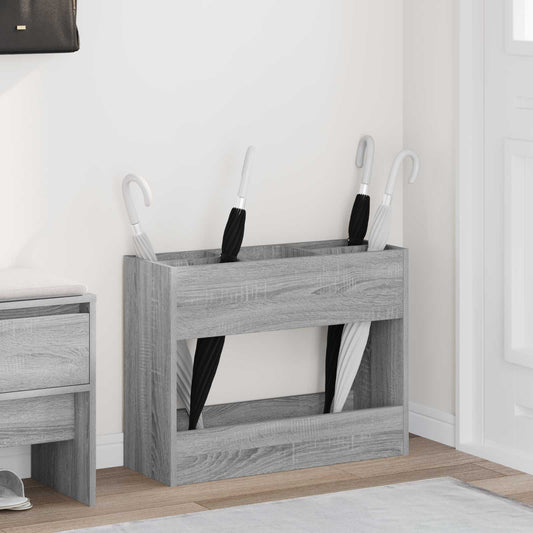 Suport pentru umbrele Gri Sonoma 65 x 24 x 50 cm Lemn compozit