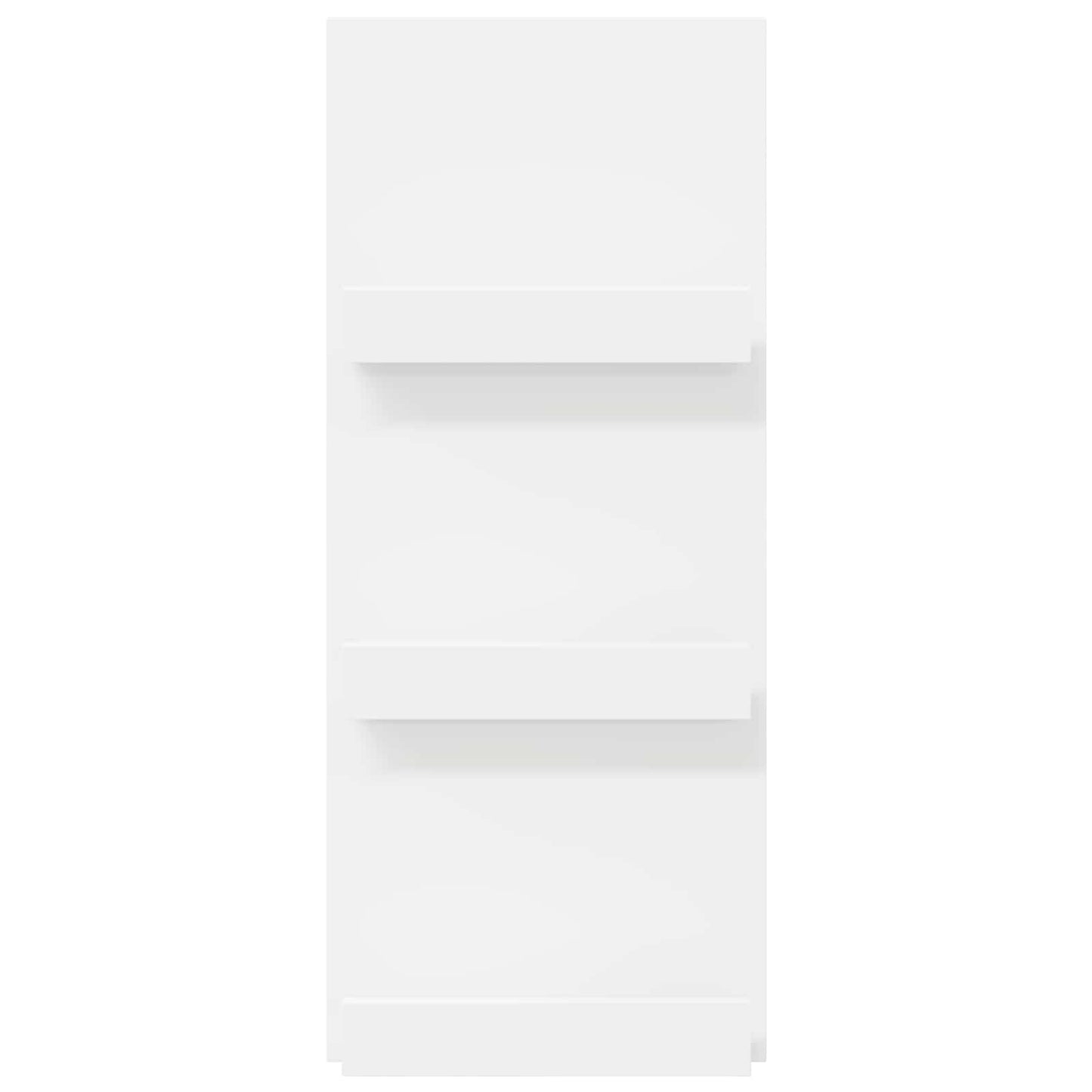 Raft pentru reviste cu raft Alb 51 x 11 x 102 cm Lemn compozit