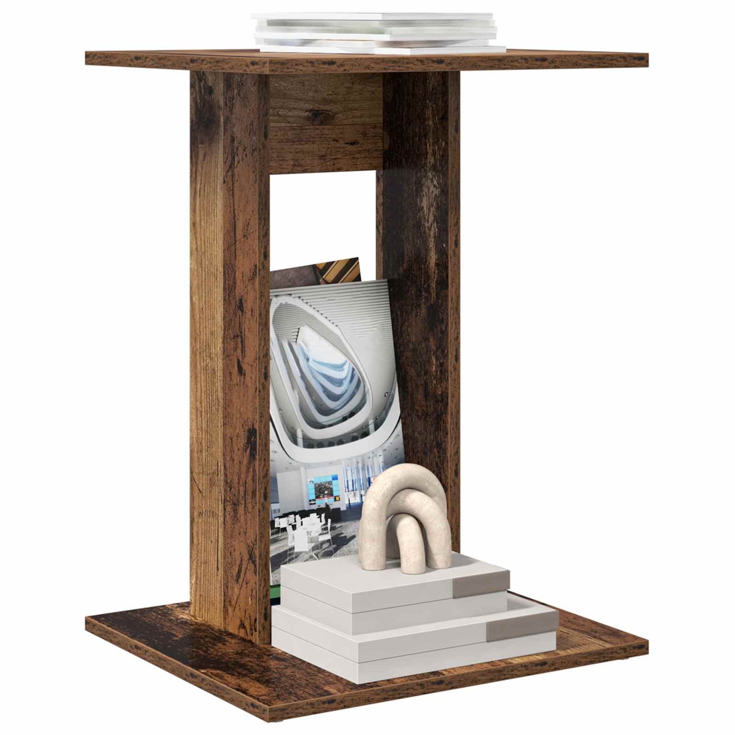 Masă laterală Lemn vechi 45 x 40 x 62,5 cm Lemn compozit