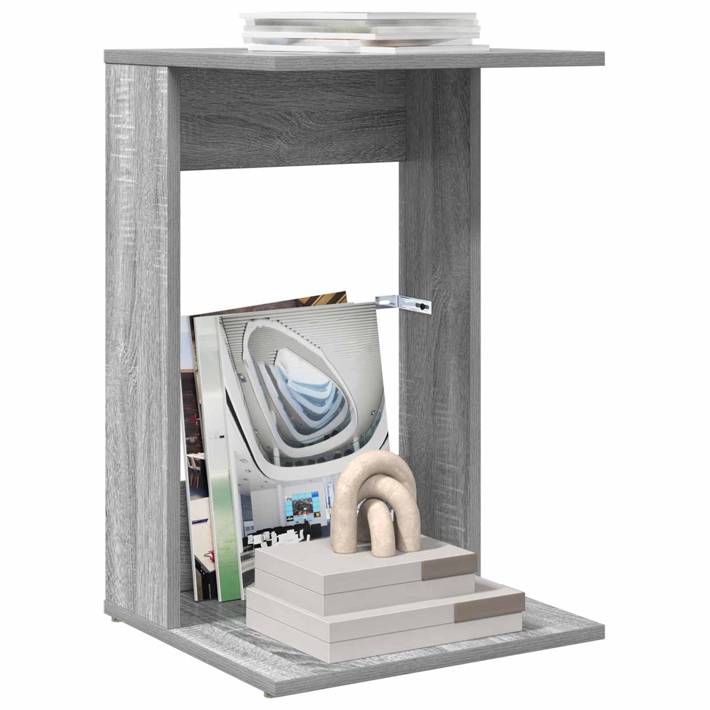 Masă laterală Gri Sonoma 40 x 38 x 62,5 cm Lemn compozit