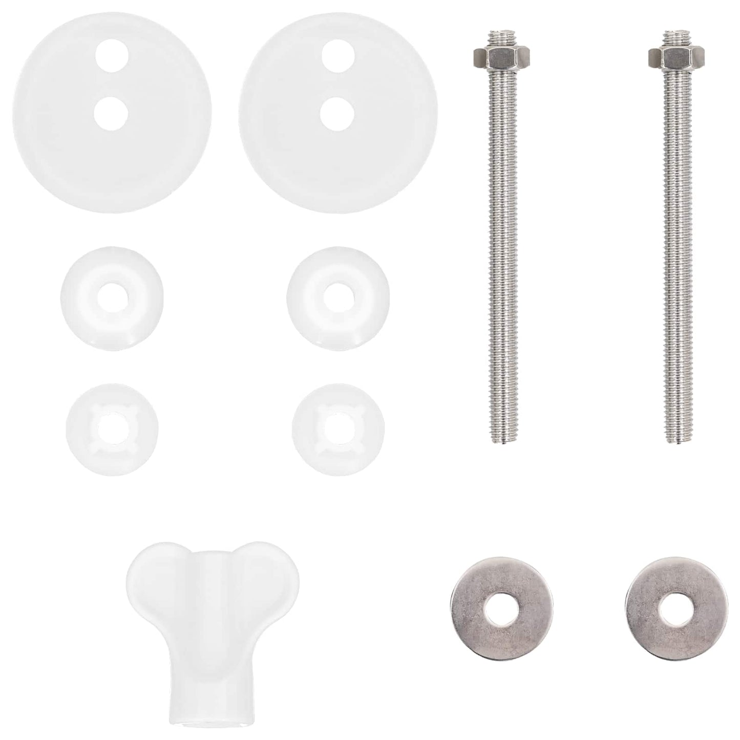 Capac de toaletă cu închidere lentă 2 pcs Gri 44 x 38 cm