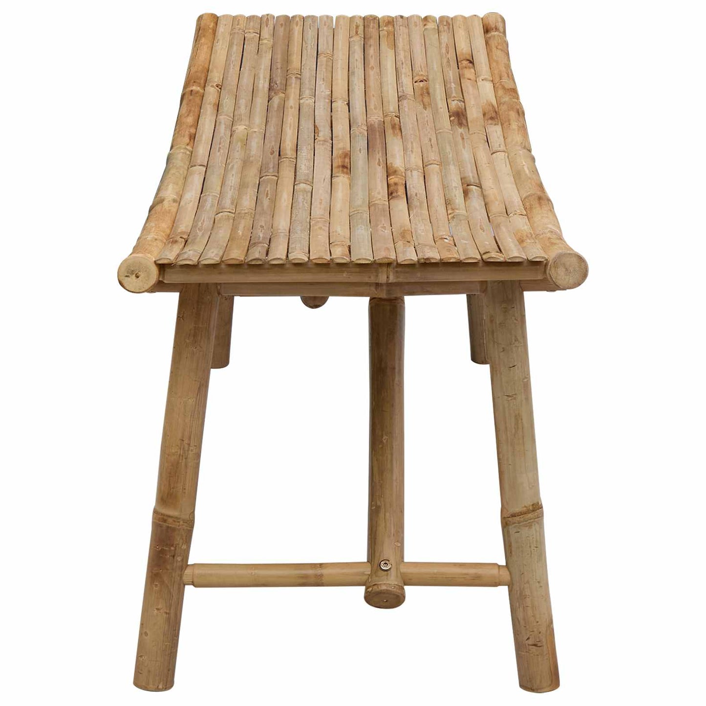 Bancă de grădină natural 110 x 45 x 50 cm Bambus