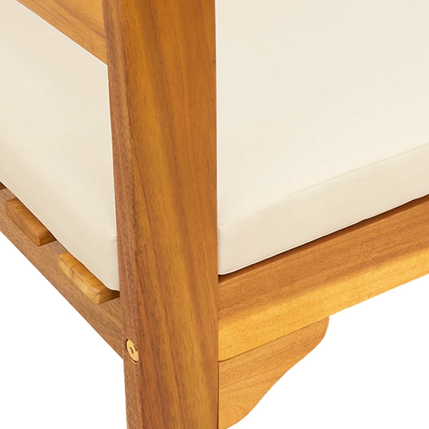 bancă cu pernă Finisaj cu ulei natural 157 x 46 x 82,5 cm