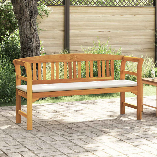 bancă cu pernă Finisaj cu ulei natural 157 x 46 x 82,5 cm