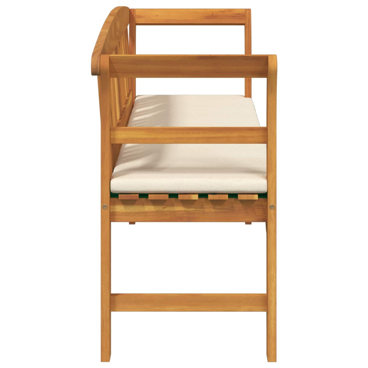 bancă cu pernă Finisaj cu ulei natural 157 x 46 x 82,5 cm