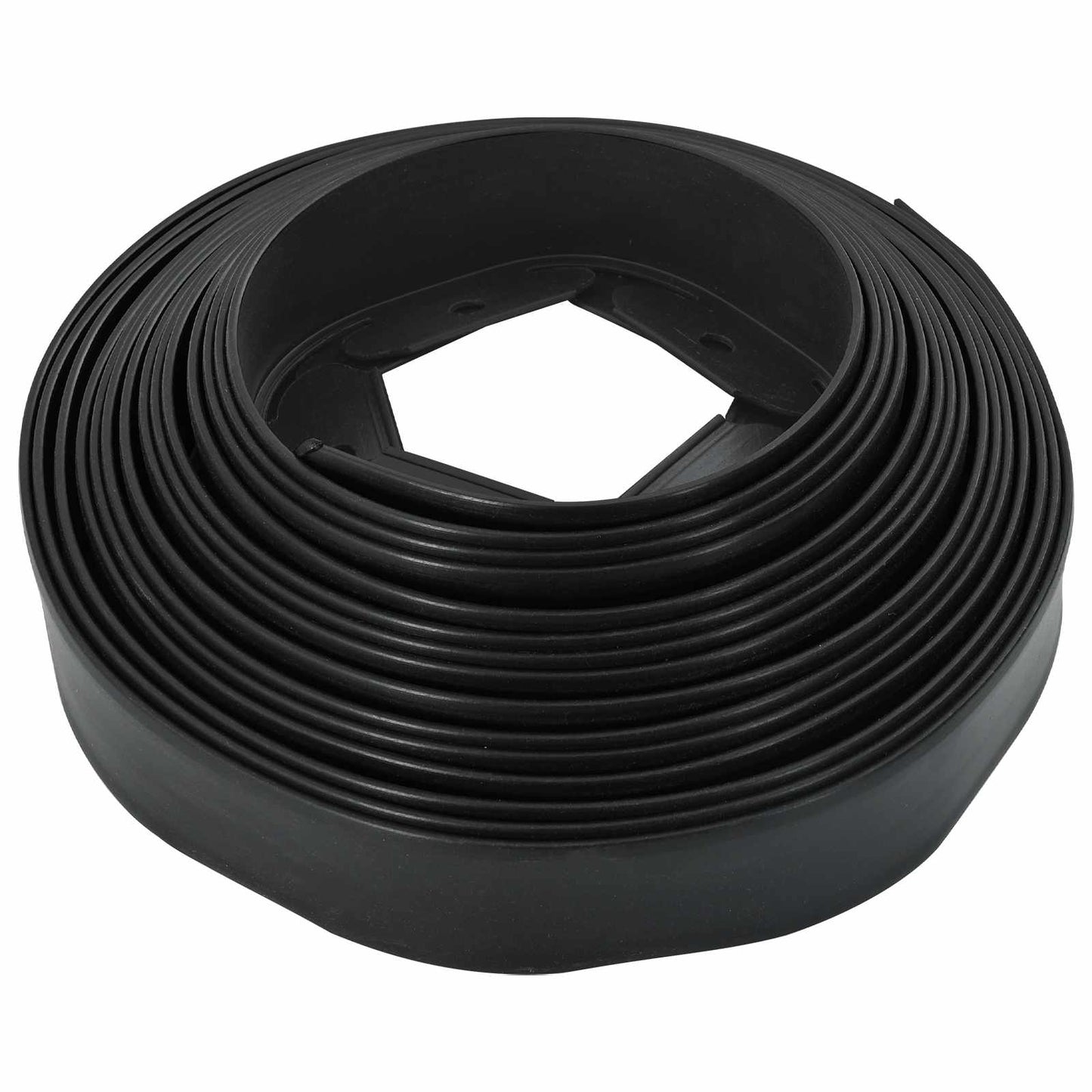 Borduri pentru gazon Negru 2000 x 4 x 5 cm Plastic