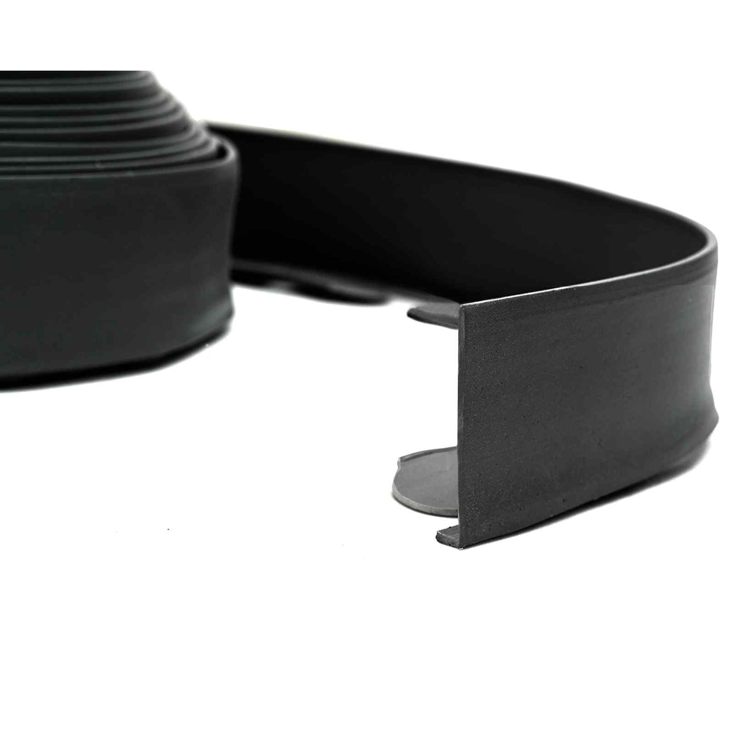 Borduri pentru gazon Negru 5000 x 4 x 5 cm Plastic