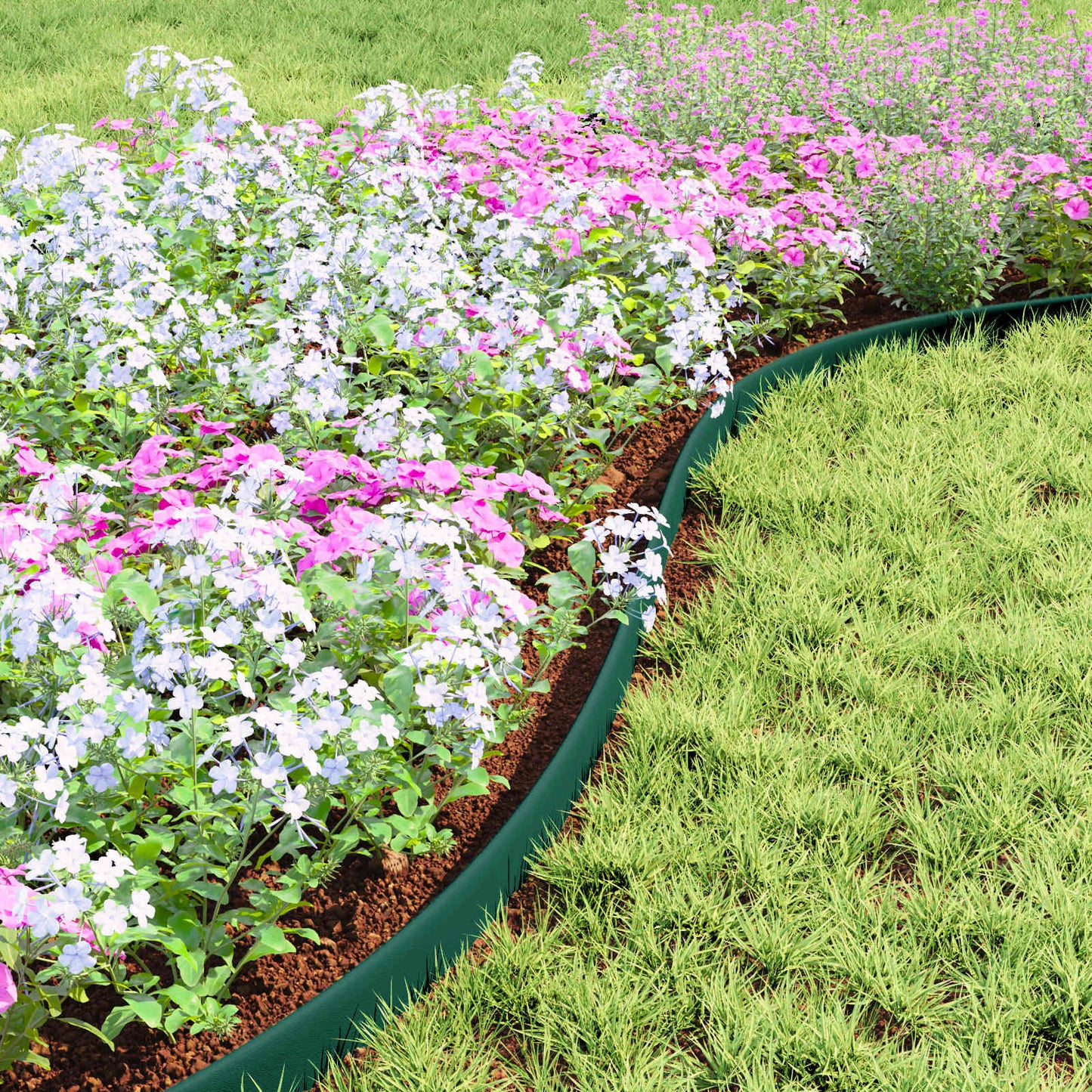 Borduri pentru gazon Verde 3000 x 4 x 5 cm Plastic