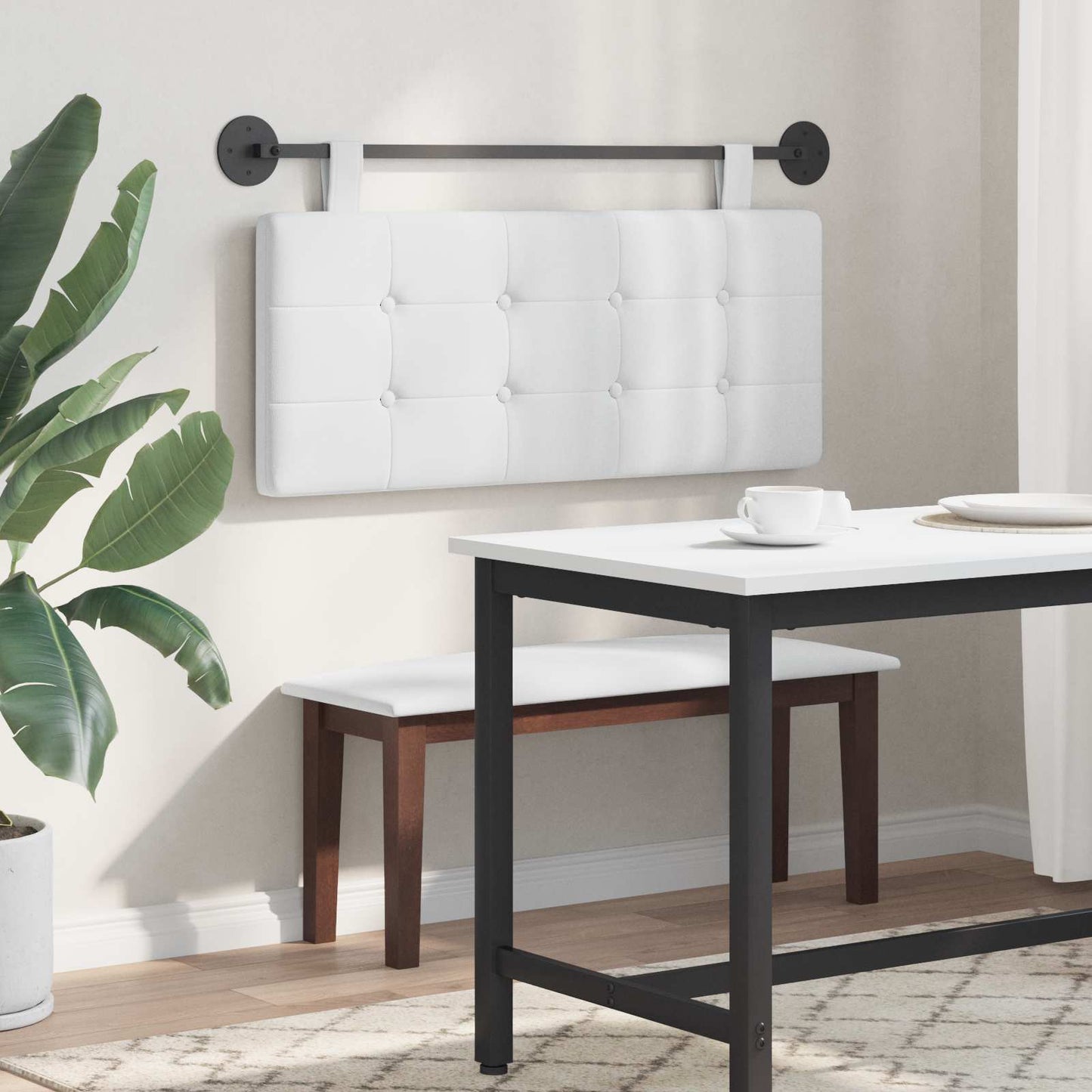 Cap de pat suspendat Pe perete țesătură