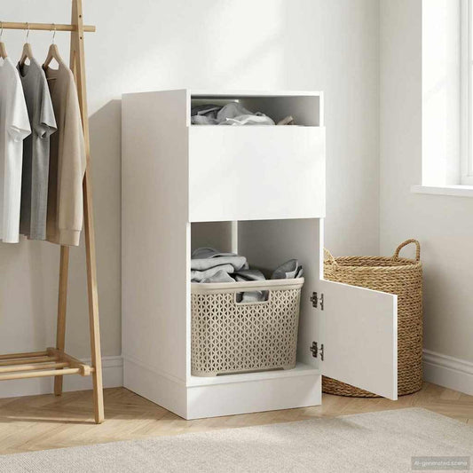Dulap de rufe cu depozitare Alb 50 x 68 x 102 cm Lemn compozit