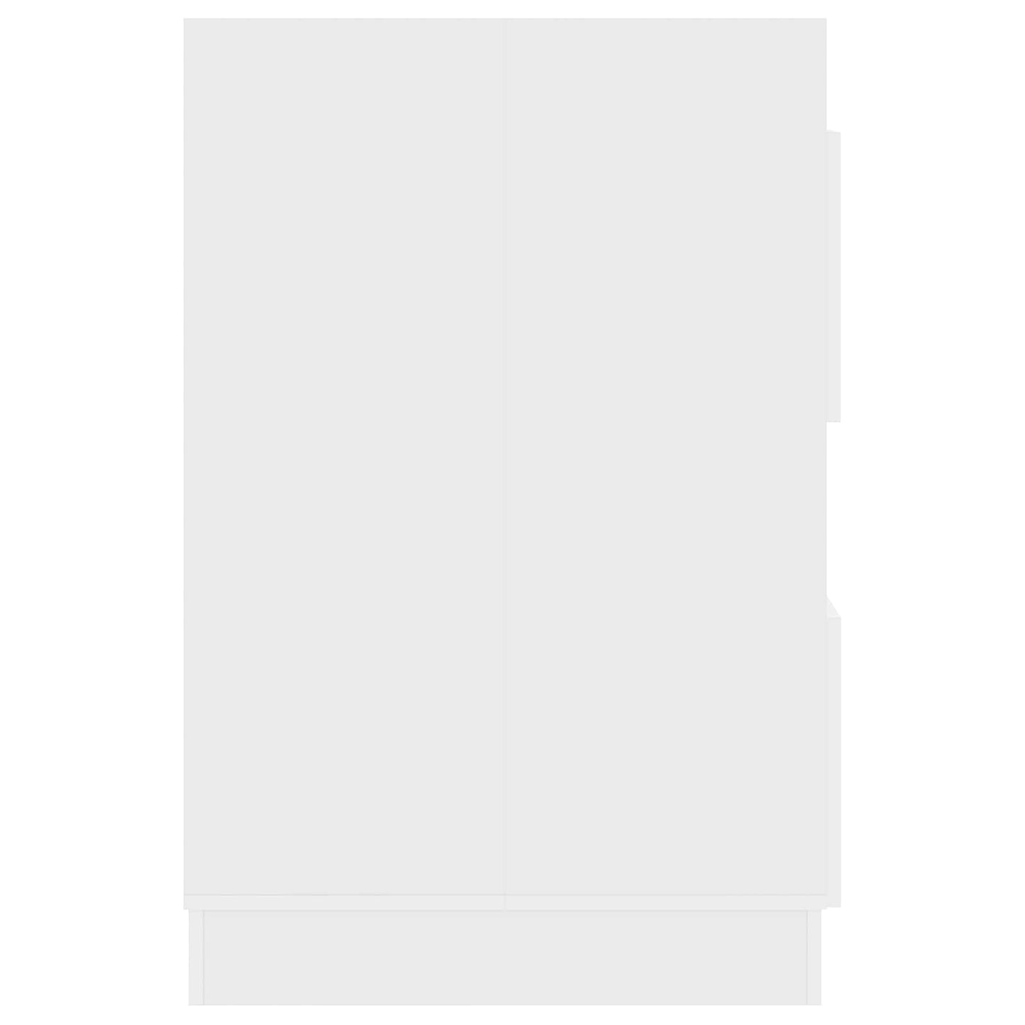 Dulap de rufe cu depozitare Alb 50 x 68 x 102 cm Lemn compozit