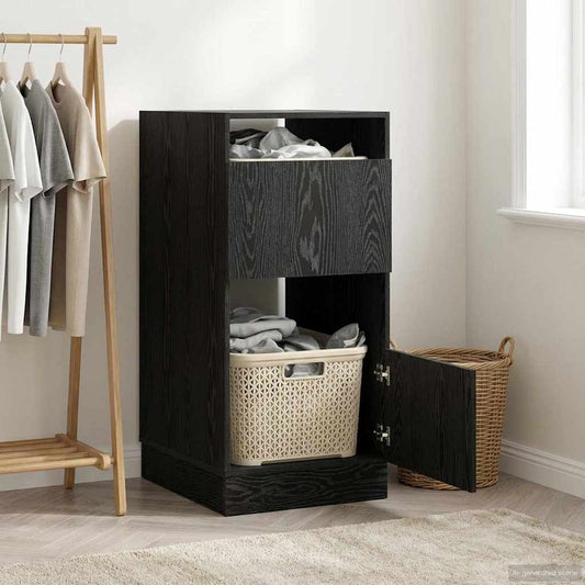 Dulap de rufe Stejar Negru 50 x 68 x 102 cm Lemn compozit