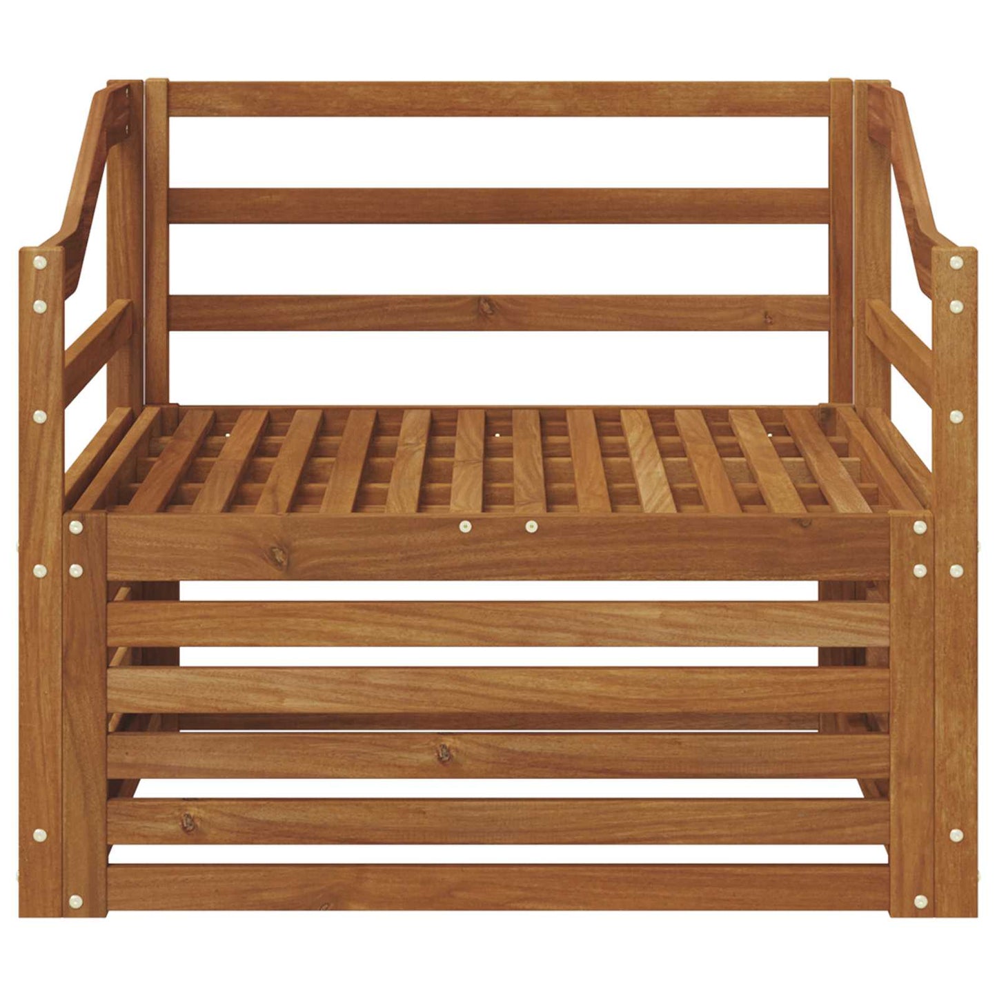 Set de canapele de exterior Lemn Solid de Acacia natural