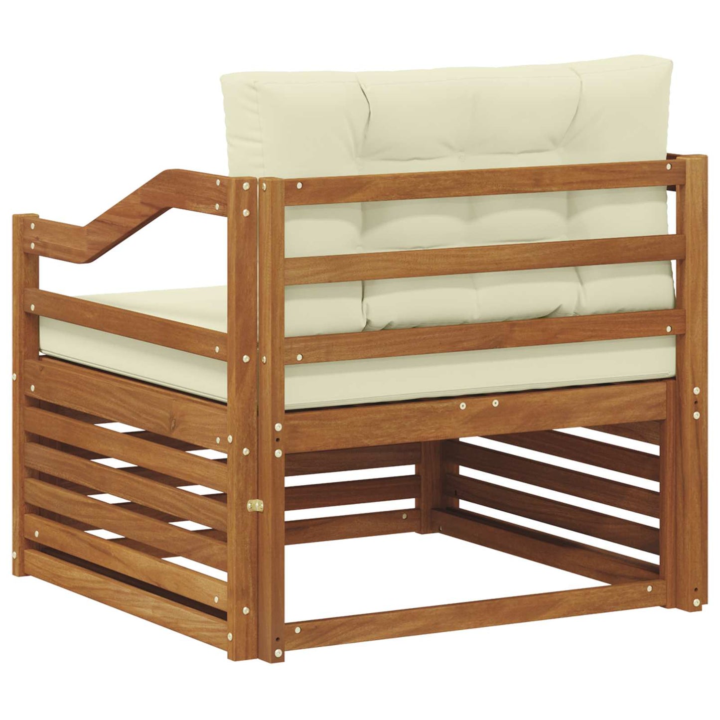 Set de canapele de exterior Lemn Solid de Acacia natural