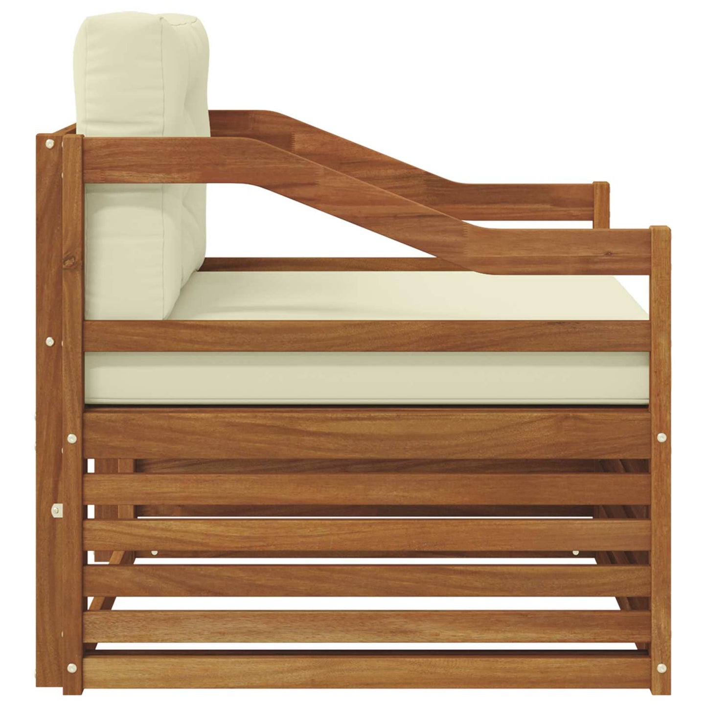 Set de canapele de exterior Lemn Solid de Acacia natural
