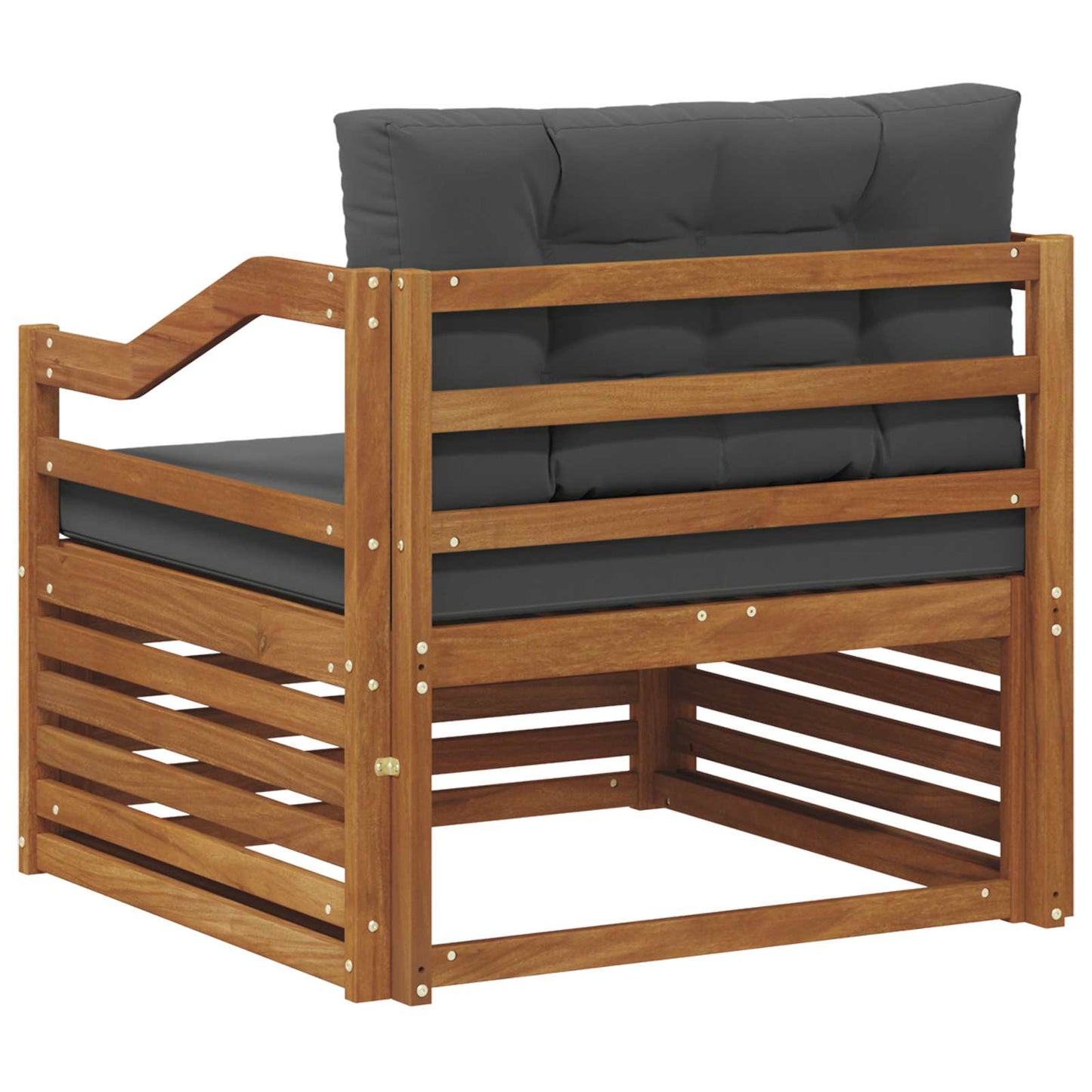 Set de canapele de exterior Lemn Solid de Acacia natural