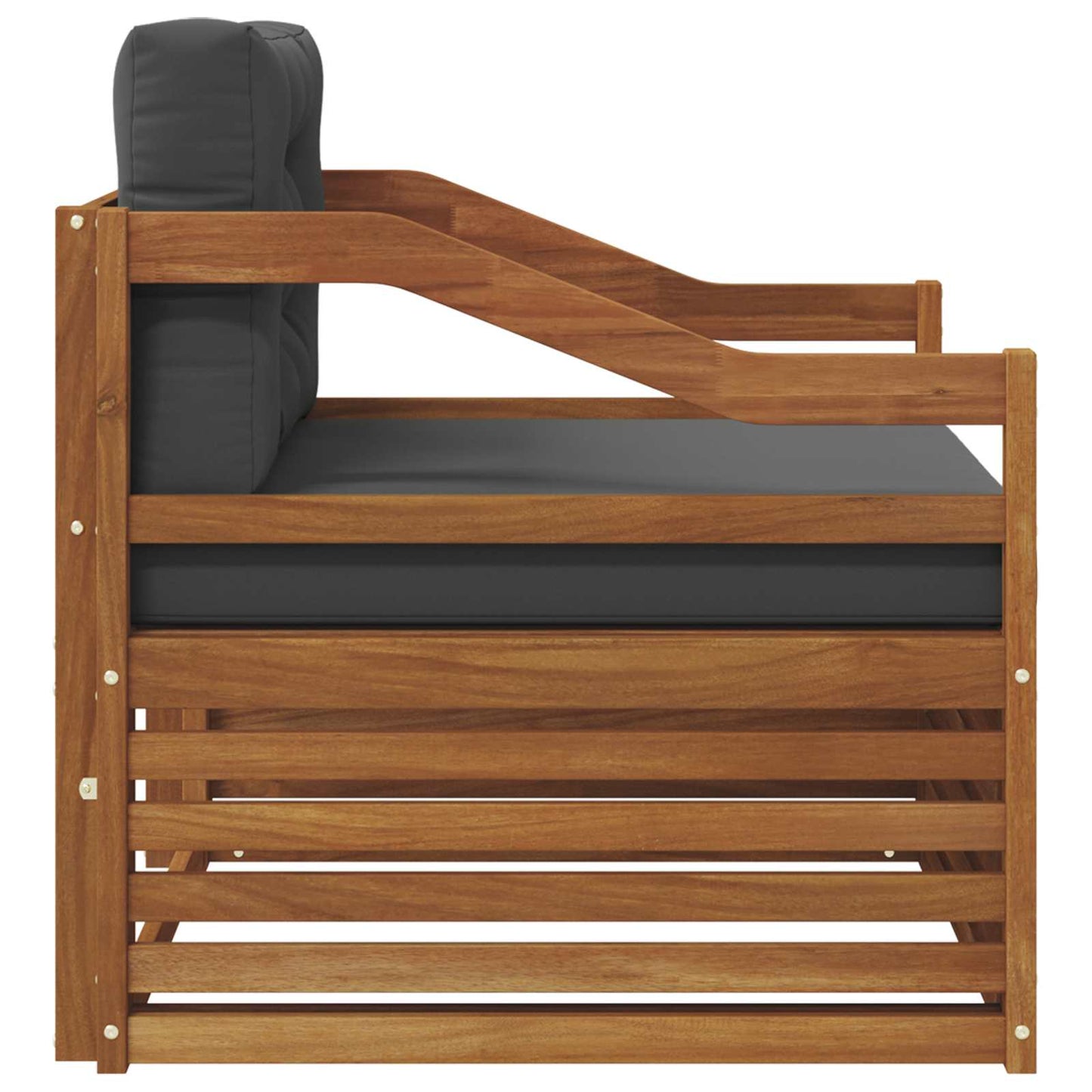 Set de canapele de exterior Lemn Solid de Acacia natural