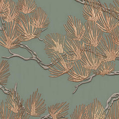 DUTCH WALLCOVERINGS Tapet, verde, model pin