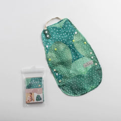 Baveta bebelusi 2 in 1 Miniware Catch & Cover, Prickly Pear