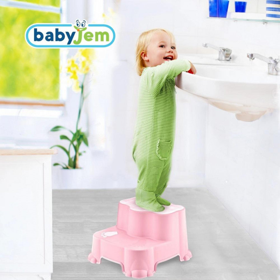 Inaltator cu doua trepte Step Stool BabyJem (Culoare: Verde)