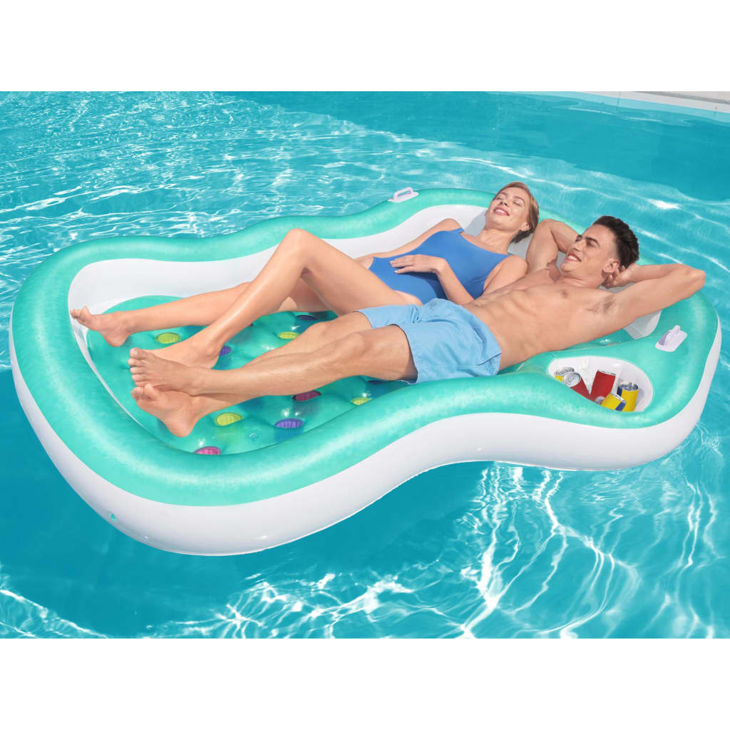 Bestway Saltea piscină Double Designer Lounge, 224x174 cm - Vendito