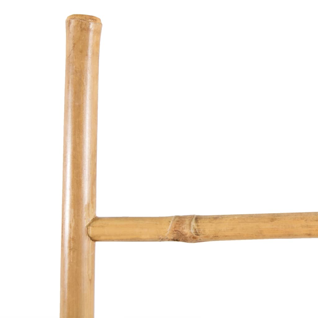 Scară pentru prosoape cu 5 trepte, bambus, 150 cm - Vendito
