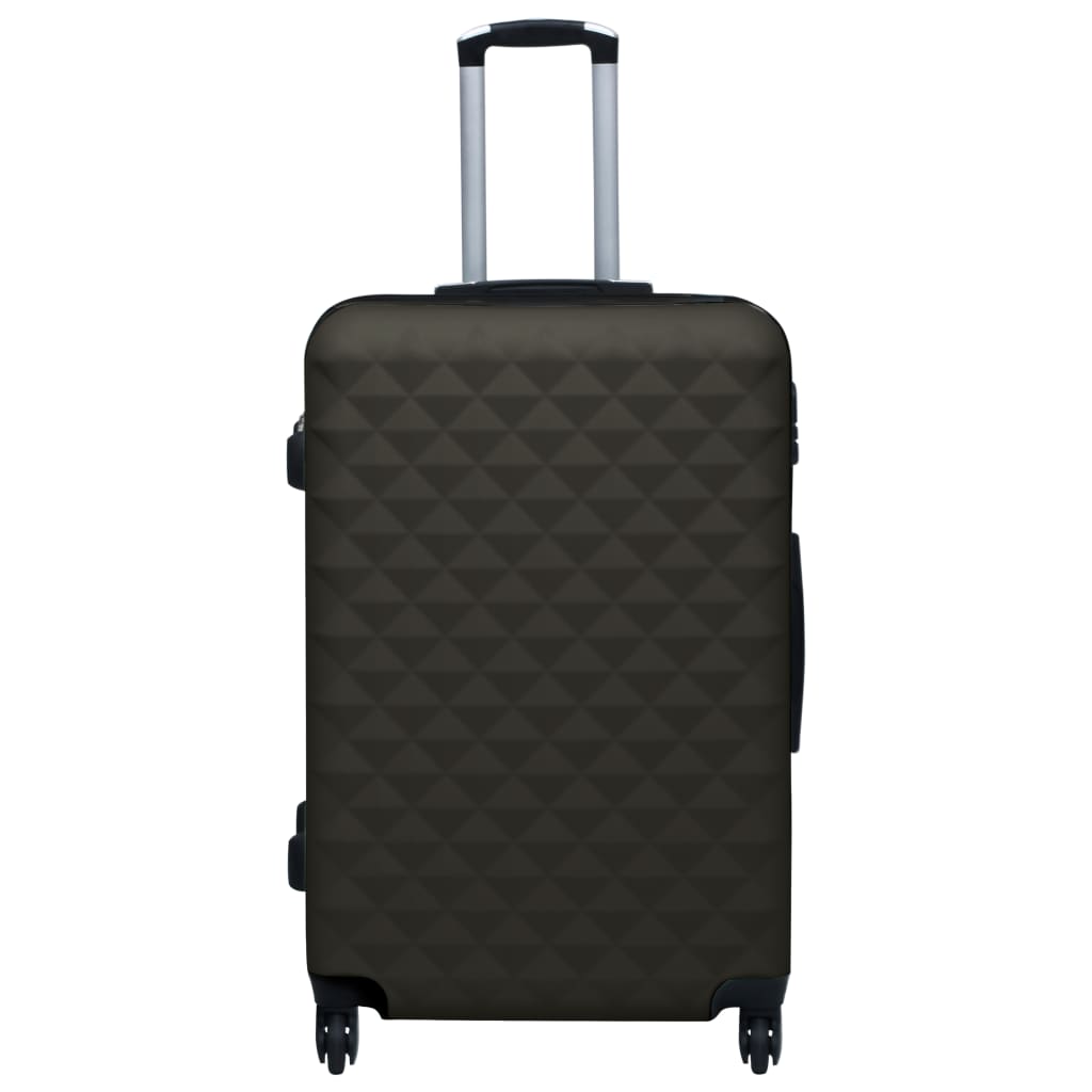Set de valize cu carcasă rigidă, 3 piese, antracit, ABS - Vendito