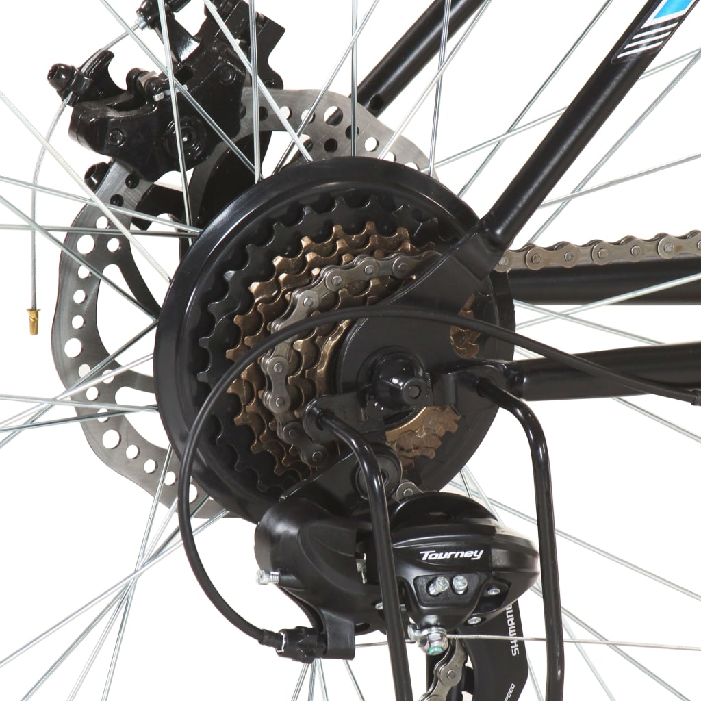 Bicicletă montană 21 viteze, roată 29 inci, negru, cadru 53 cm