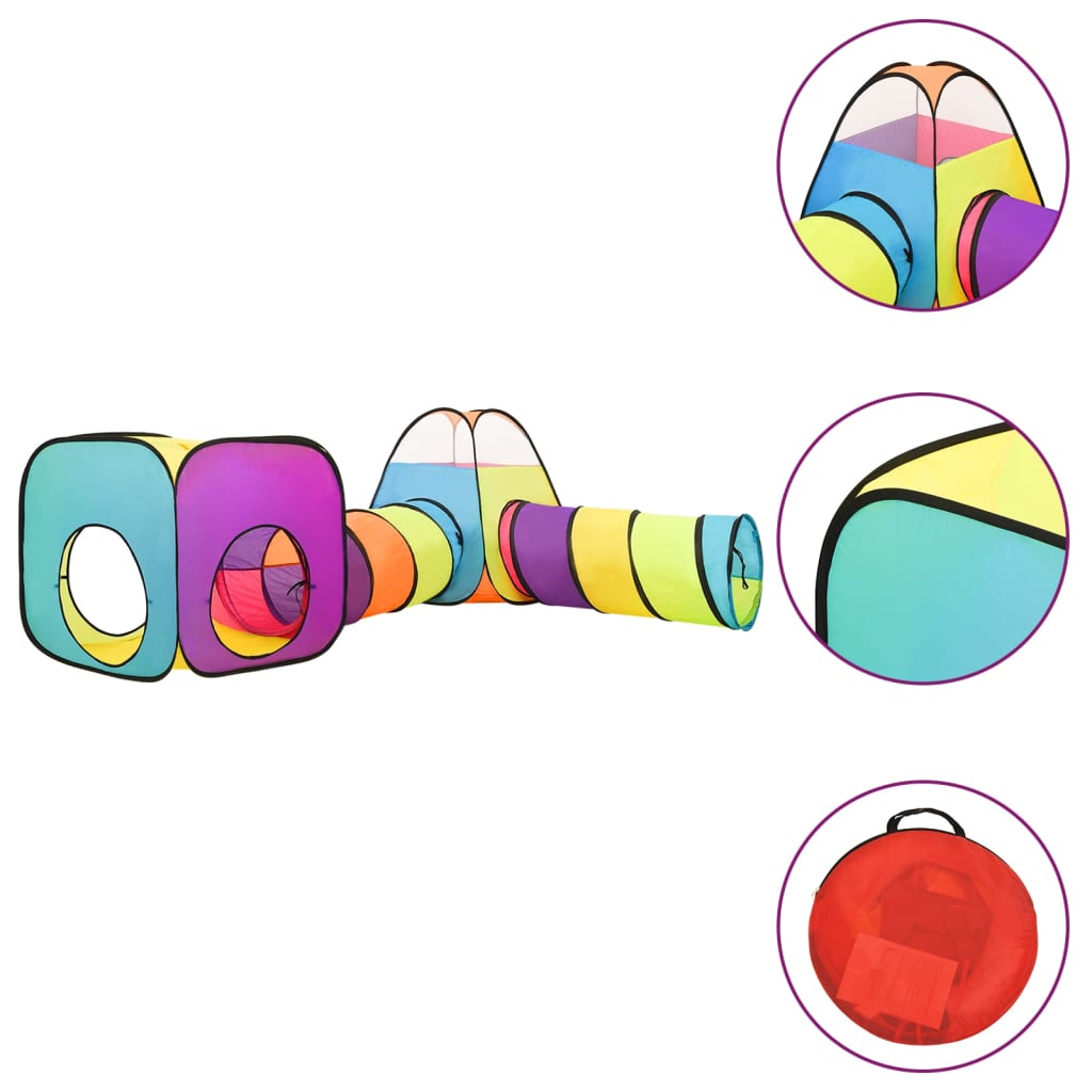 Cort de joacă pentru copii, multicolor, 190x264x90 cm - Vendito