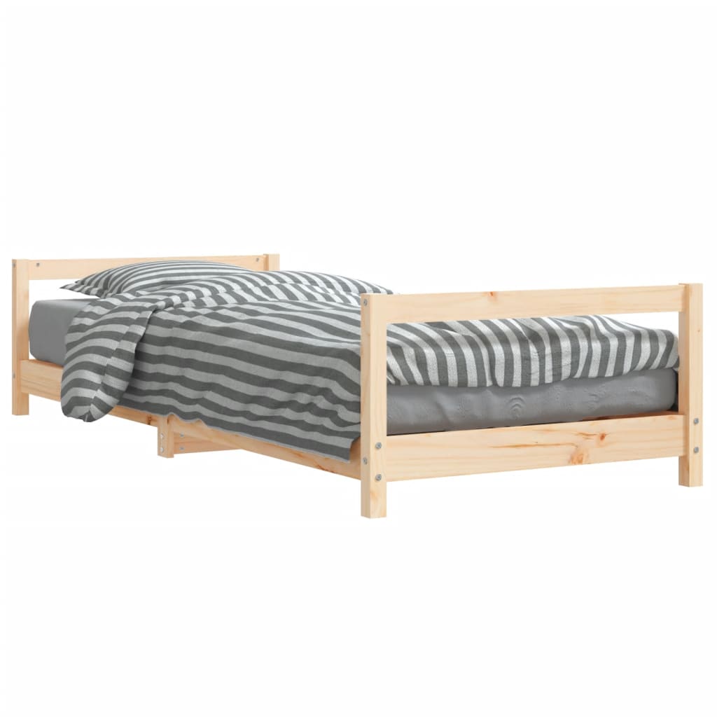 Cadru de pat pentru copii, 80x200 cm, lemn masiv de pin - Vendito