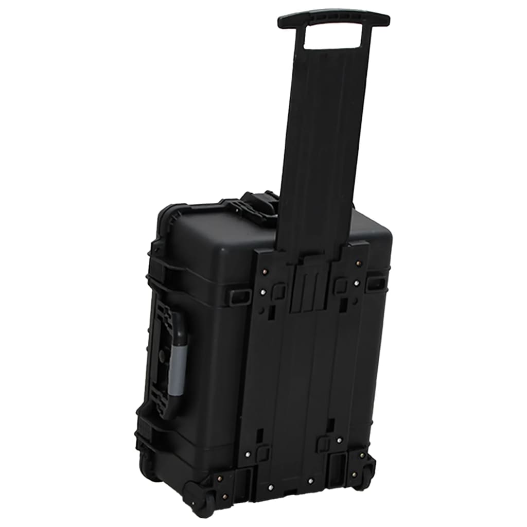 Bagaj de zbor cu roți, negru, 58x45x27 cm, PP - Vendito