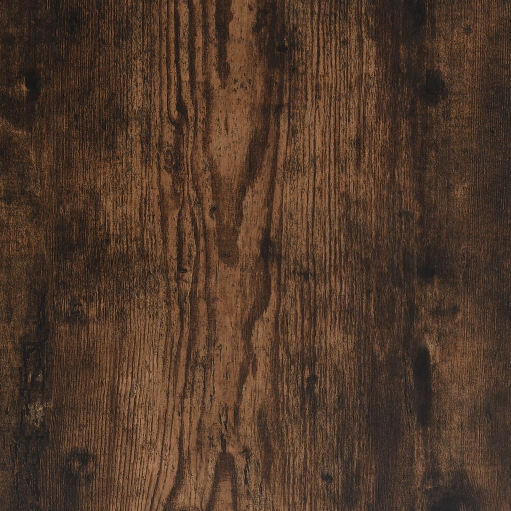 Cadru de pat, stejar afumat, 135x190 cm, lemn prelucrat - Vendito