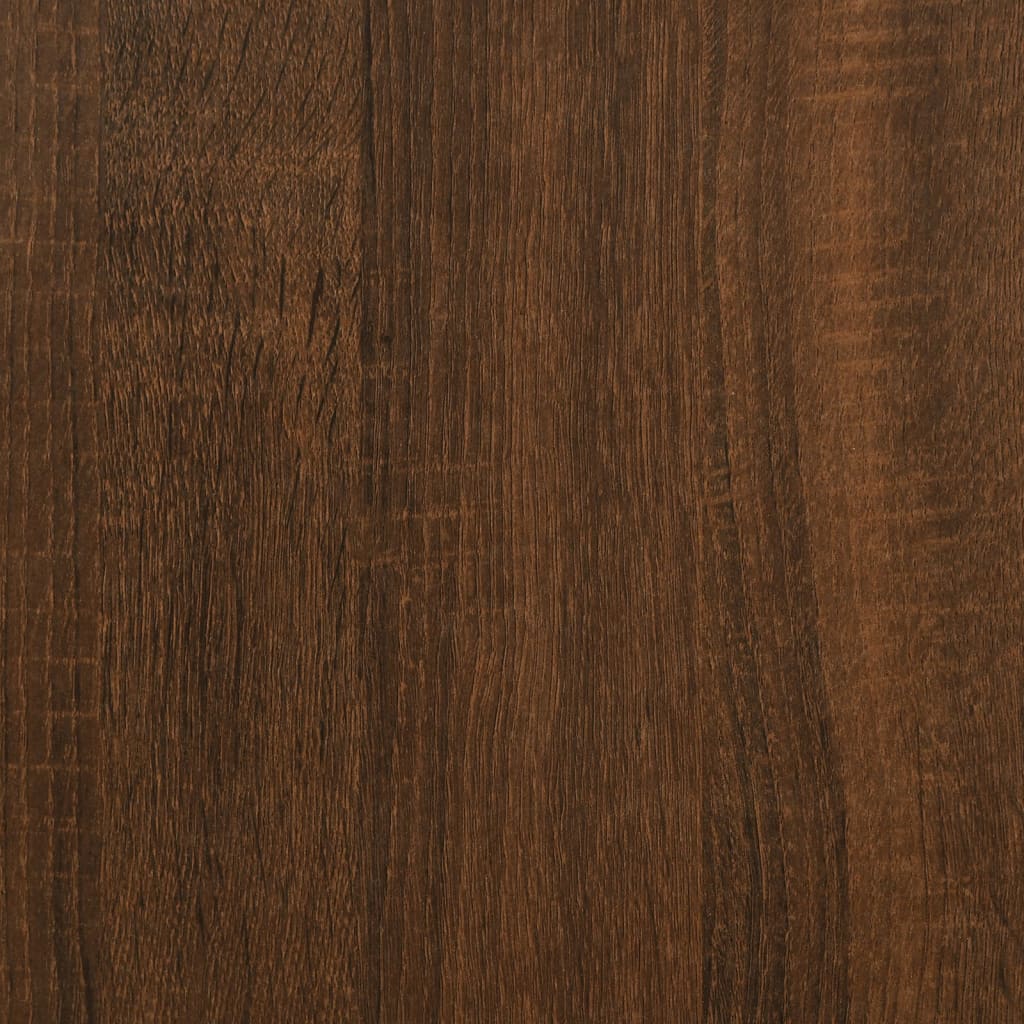 Masă consolă, stejar maro, 75x34,5x75 cm, lemn prelucrat - Vendito
