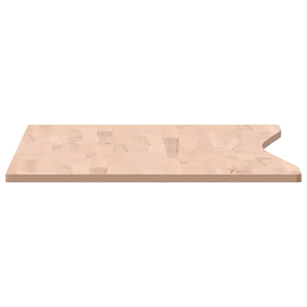 Blat de birou, 110x(50-55)x1,5 cm, lemn masiv de fag - Vendito