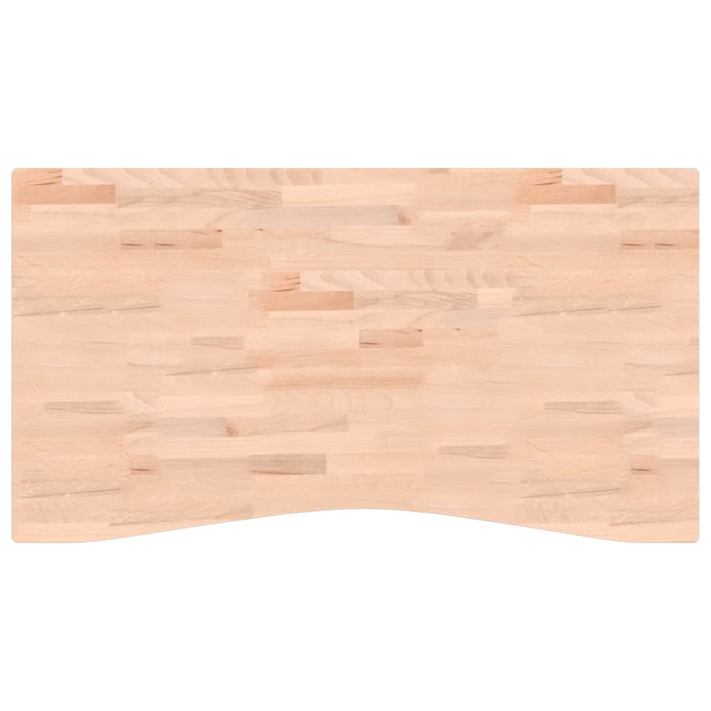 Blat de birou, 110x(55-60)x1,5 cm, lemn masiv de fag - Vendito