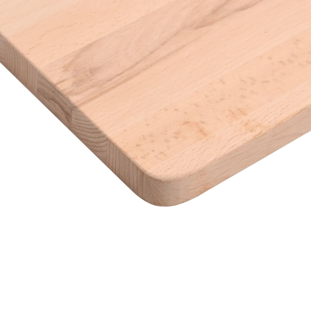 Blat de birou, 80x(36-40)x2,5 cm, lemn masiv de fag - Vendito