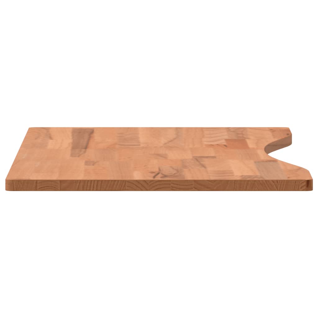 Blat de birou, 80x(36-40)x1,5 cm, lemn masiv de fag - Vendito