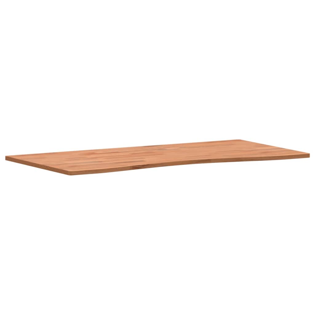 Blat de birou, 100x(45-50)x1,5 cm, lemn masiv de fag - Vendito