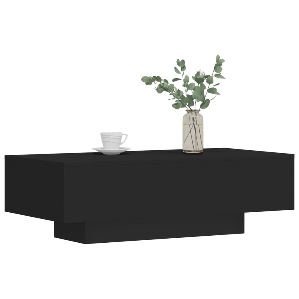 Măsuță de cafea, negru, 100x49,5x31 cm, lemn prelucrat - Vendito