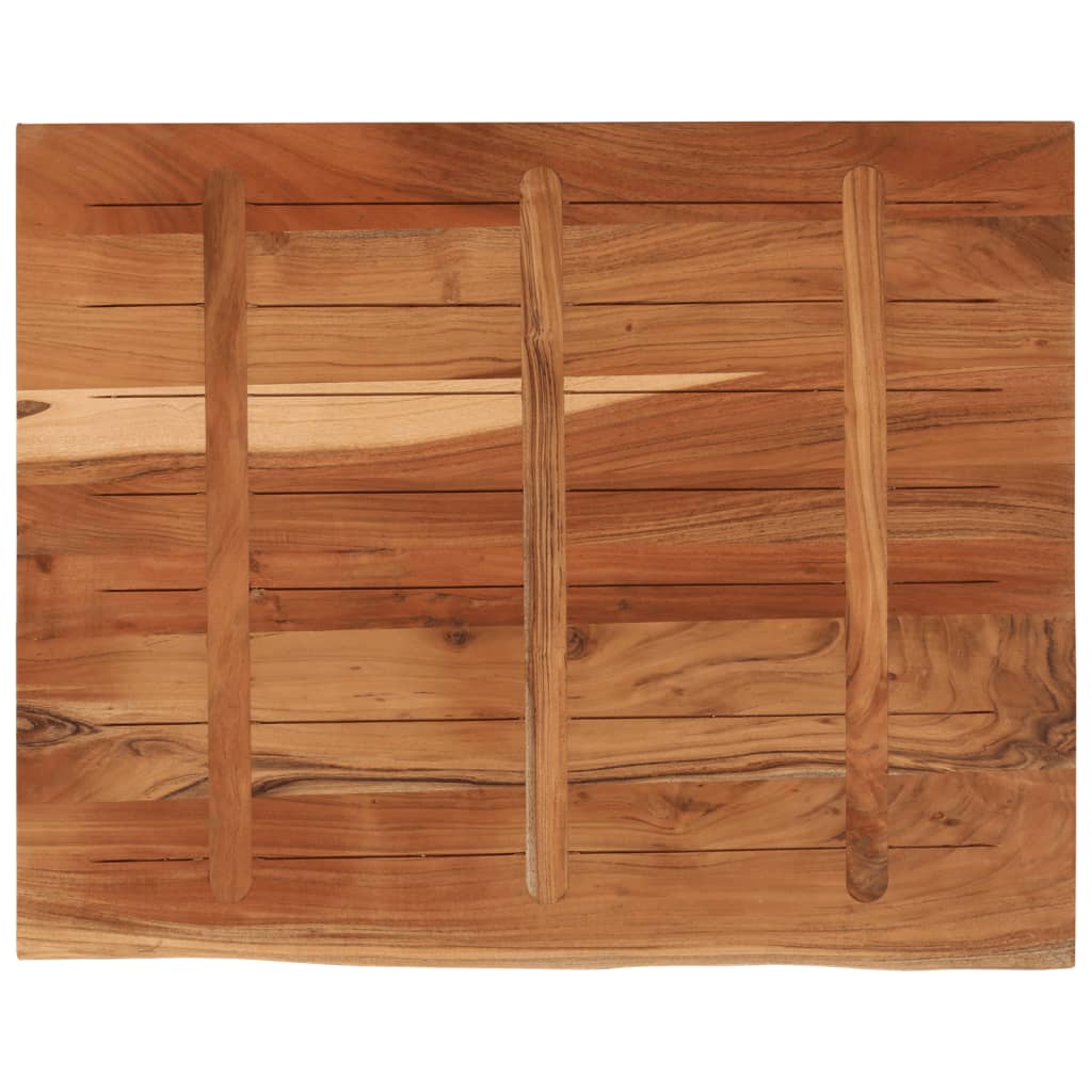 Blat birou 90x80x2,5 cm dreptunghiular lemn acacia margine vie - Vendito