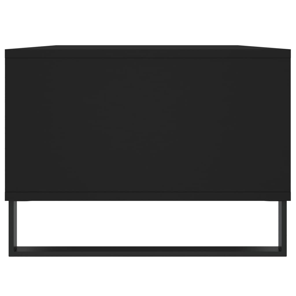 Măsuță de cafea, negru, 90x50x36,5 cm, lemn compozit - Vendito